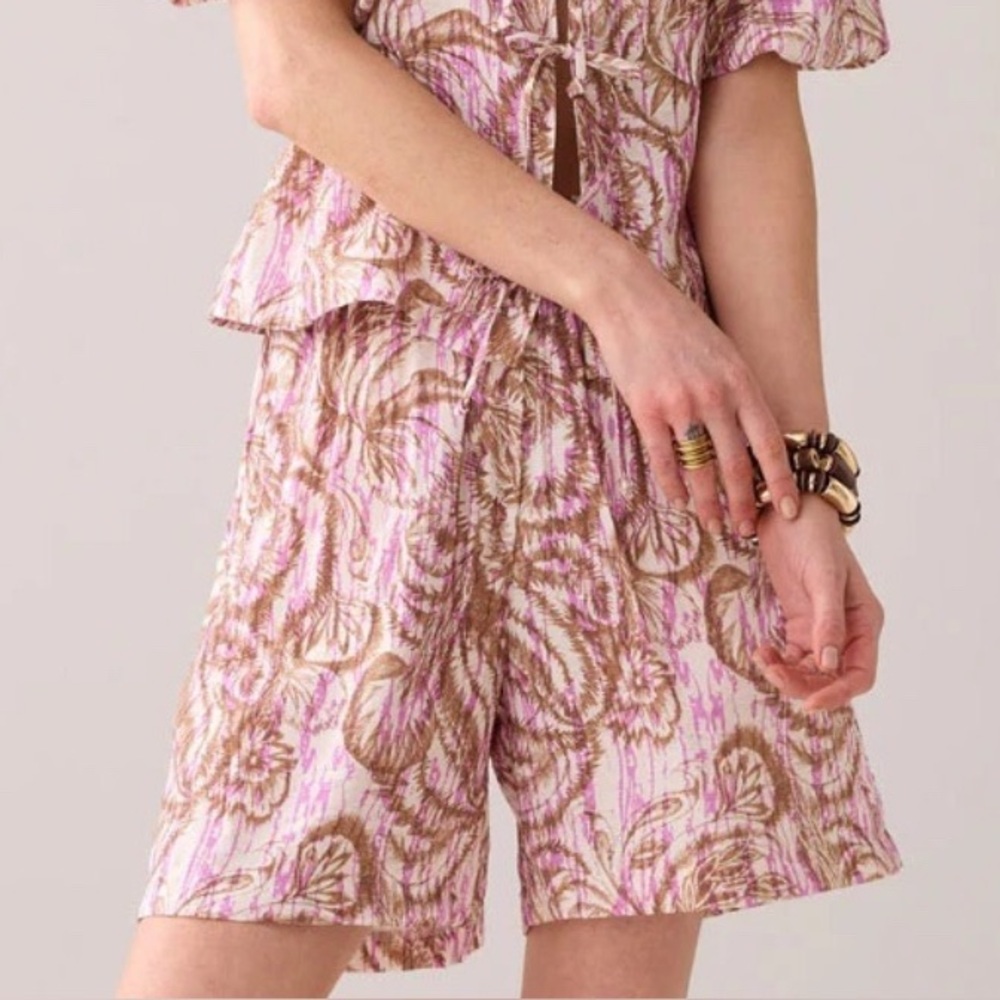 SUMMUM - Summum Printed Matching Shorts Multicolour